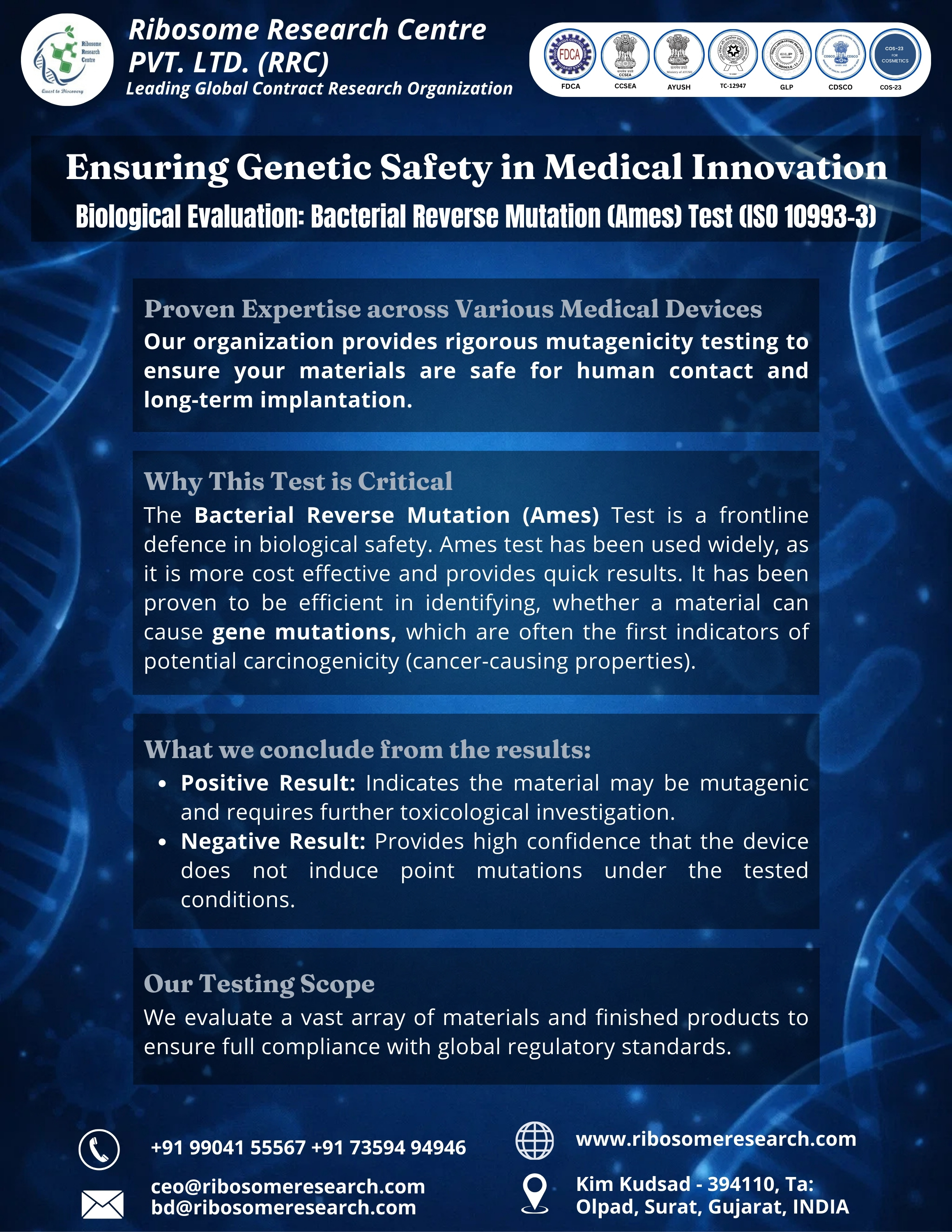 Ensuring Genetic Safety in Medical Innovation
